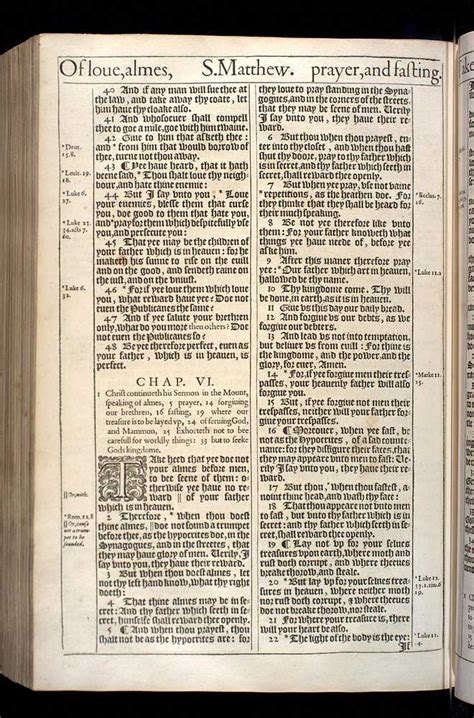MATTHEW CHAPTER 6 KJV .